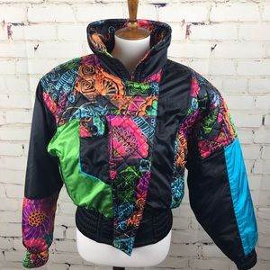 Snuggler By Kaelin Vintage Ski Coat Jacket Size 8
